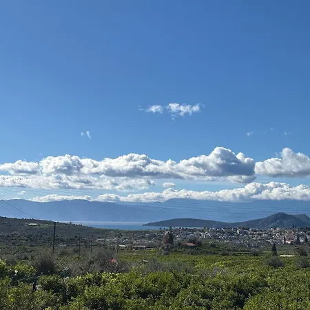 Citrus With Pool And Sea View Near Nafplio * Drepano (Argolis)