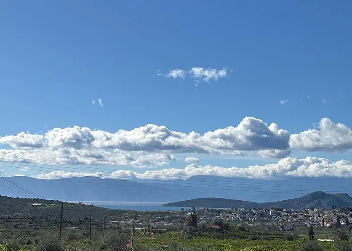 Citrus With Pool And Sea View Near Nafplio * Drepano (Argolis)